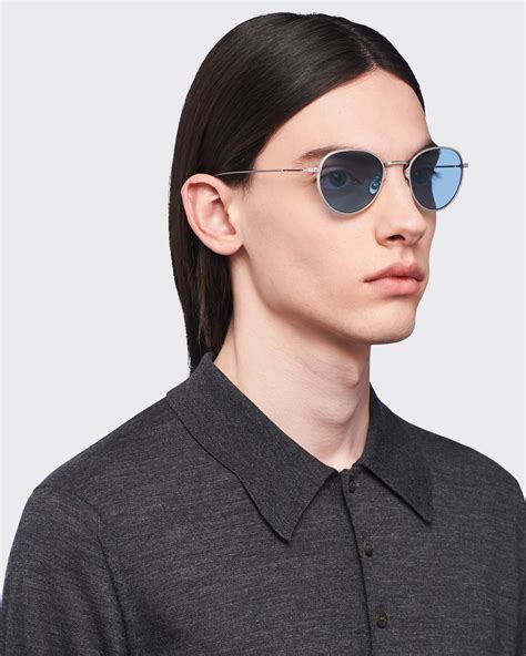 Navy Blue Lenses Prada Eyewear Collection sunglasses 